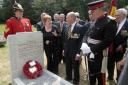 Susan Kybett, great-granddaughter of Dudley Stagpoole, was among invited dignitaries at the grave in Hendon