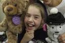 Julie Tucker of Meningitis Research, nine-year-old Abigail Tucker and ambassador for Grief Encounter Vicky Baruch