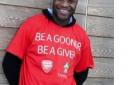 Give it up: Arsenal captain William Gallas is encouraging fans to donate to TreeHouse 