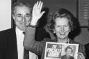 Dennis Signy with Margaret Thatcher