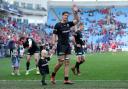 Rugby Union - European Champions Cup Semi Final - Saracens v Munster - Ricoh Arena, Coventry, Britain - April 20, 2019   Saracens' Michael Rhodes applauds fans after the match   Action Images via Reuters/John Clifton