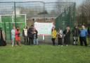 The plans to build on the green space sparked protests from local residents