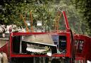 The top deck of the Tavistock Square bus was destroyed by the bomb