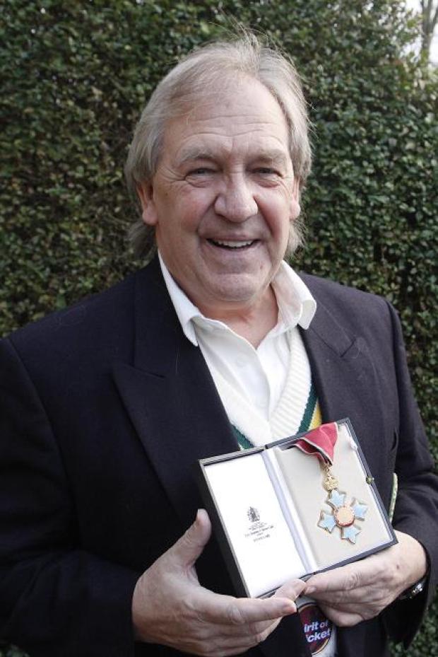 Dr David English with his CBE