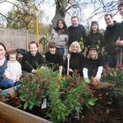 Times Series staff dig in for Mitzvah Day
