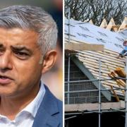 London mayor Sadiq Khan has said a rise in costs, such as building materials, is the reason for a lack of new affordable homes being built in London