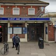 Police were called to Burnt Oak Station to reports of a shooting