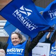 Picture shows NASUWT members in Scotland