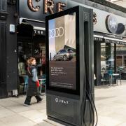 First in controversial network of electric car charge points, erected in North Finchley High Road