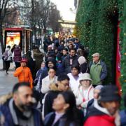 People queued outside shops on Oxford Street during the Boxing day sales - but was it too much for some shoppers?