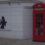 The artwork appeared in Southgate Road less than two weeks ago