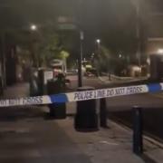 Picture from scene of Bethnal Green stabbing