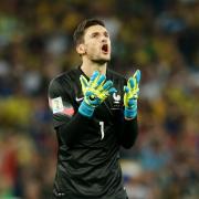 Hugo Lloris shows his frustration as another French chances goes astray. Picture: Action Images