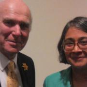 Liberal Democrat Business Secretary Vince Cable MP and Marisha Ray