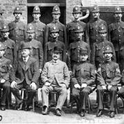 Say cheese: moustaches were part of the uniform for Barnet police in 1910