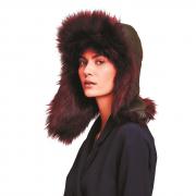 The Great Gift Company, Burgundy Faux Fur Trapper Hat, £60