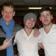 This weekends scorers from left to right - Adam Callow, Paul Suant and Darren Barker
