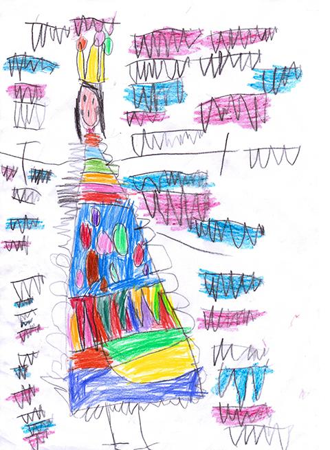 By Charlotte Rankin, aged 4, of Hydefield Close, Winchmore Hill. VOTE: IMAGE 15.