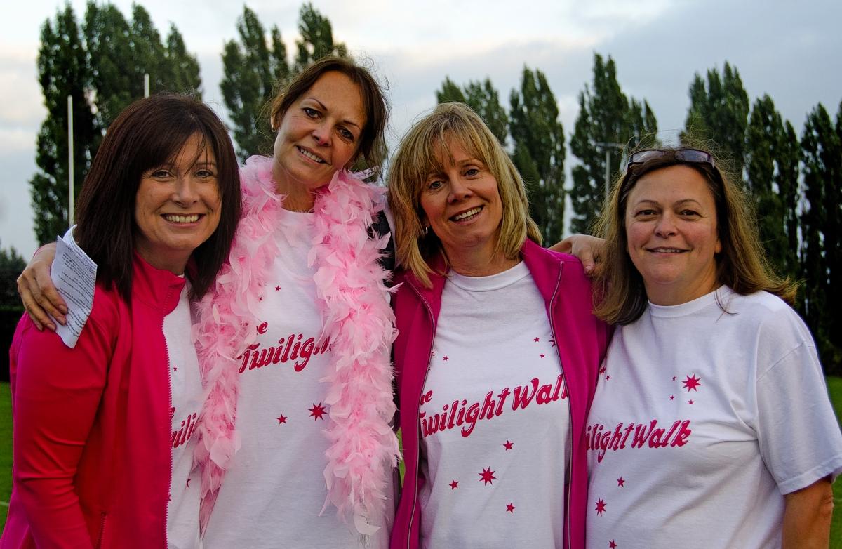 Women of all ages walked through the streets of Finchley as darkness fell on Saturday to raise money for the North London Hospice.