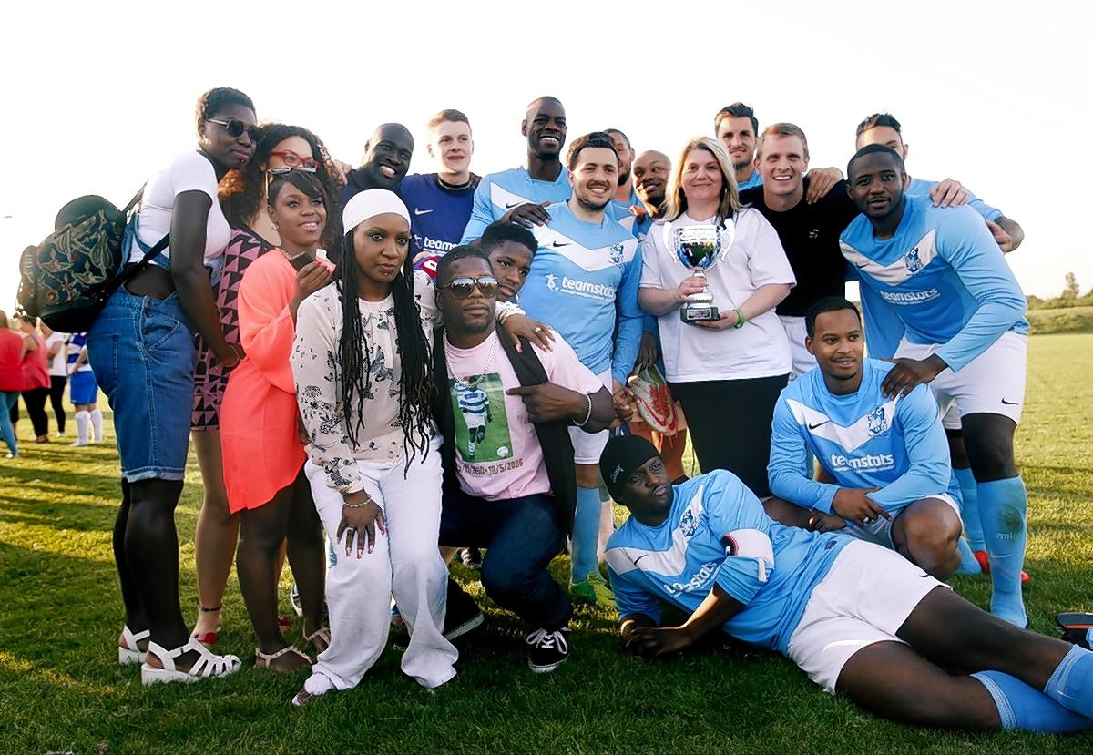 The match was organised by Kiyan's father Mark Prince, who set up the Kiyan Prince Foundation to lead young people away from gangs and knife crime.