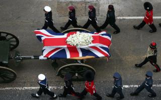 Millions of people are expected to have watched Baroness Thatcher's funeral, which was televised around the world. Pic: Getty Images