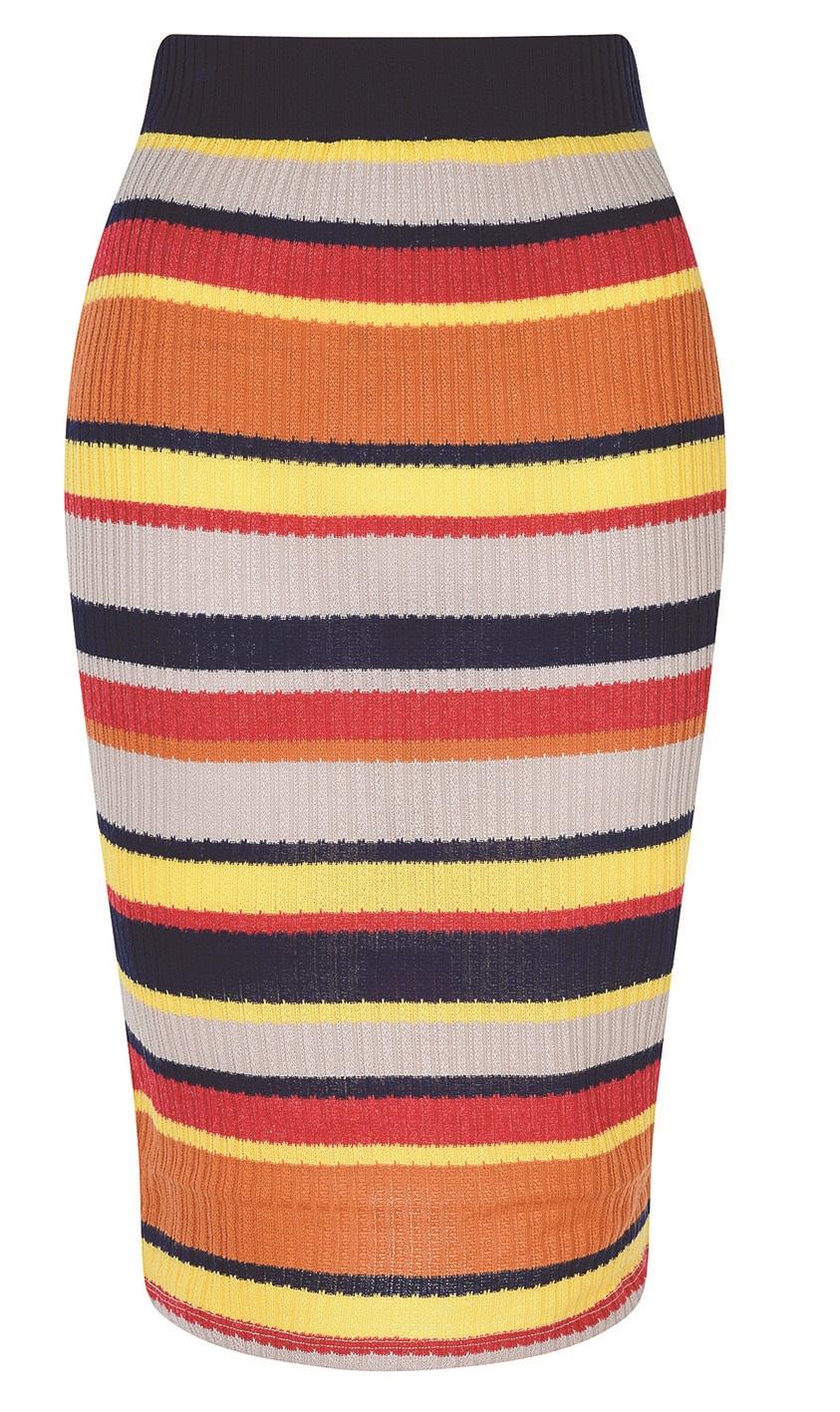 Glamorous, Stripe Co ord Skirt, £10