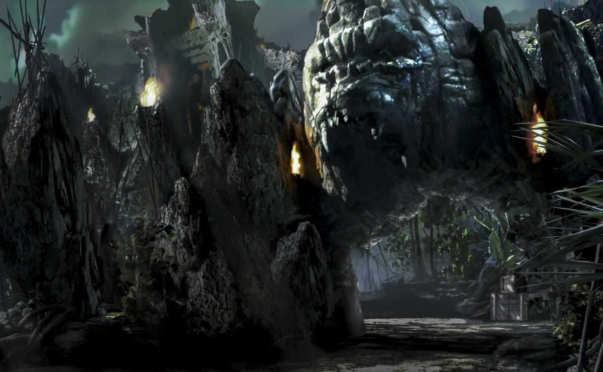 Skull Island Reign of Kong Entrance