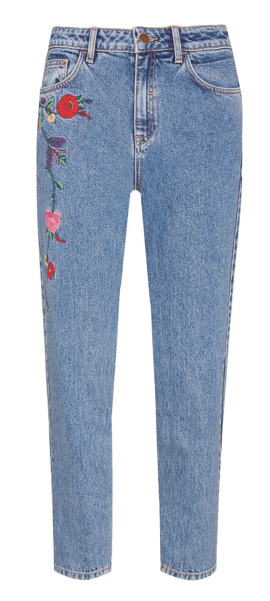 Primark, Embroidered Jeans, £17