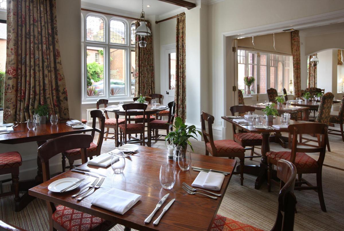 Five Arrows Hotel restaurant, photo by Chris Wright, The National Trust, Waddesdon Manor