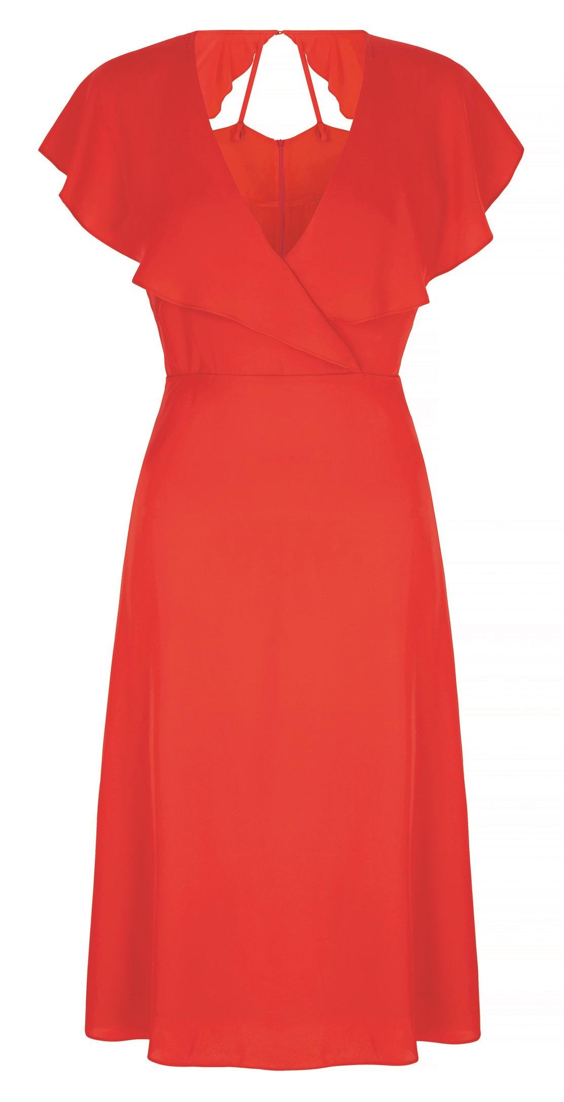 Very.co.uk, Rochelle Humes Ruffle Front Midi Dress, £59