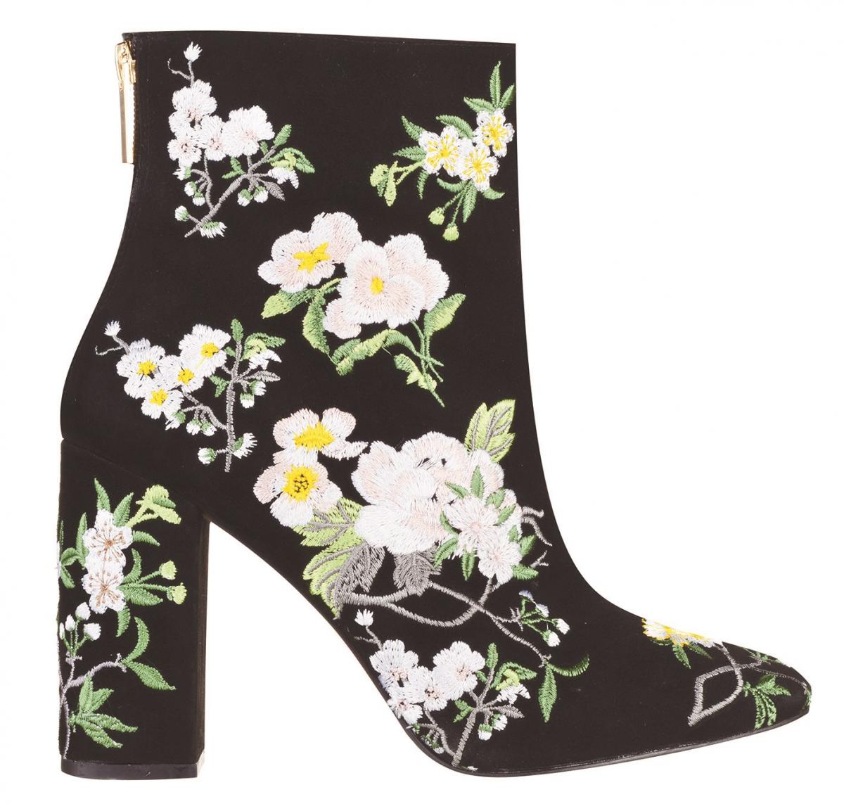 Miss Selfridge, Athena Floral Embroidered Boot, £85