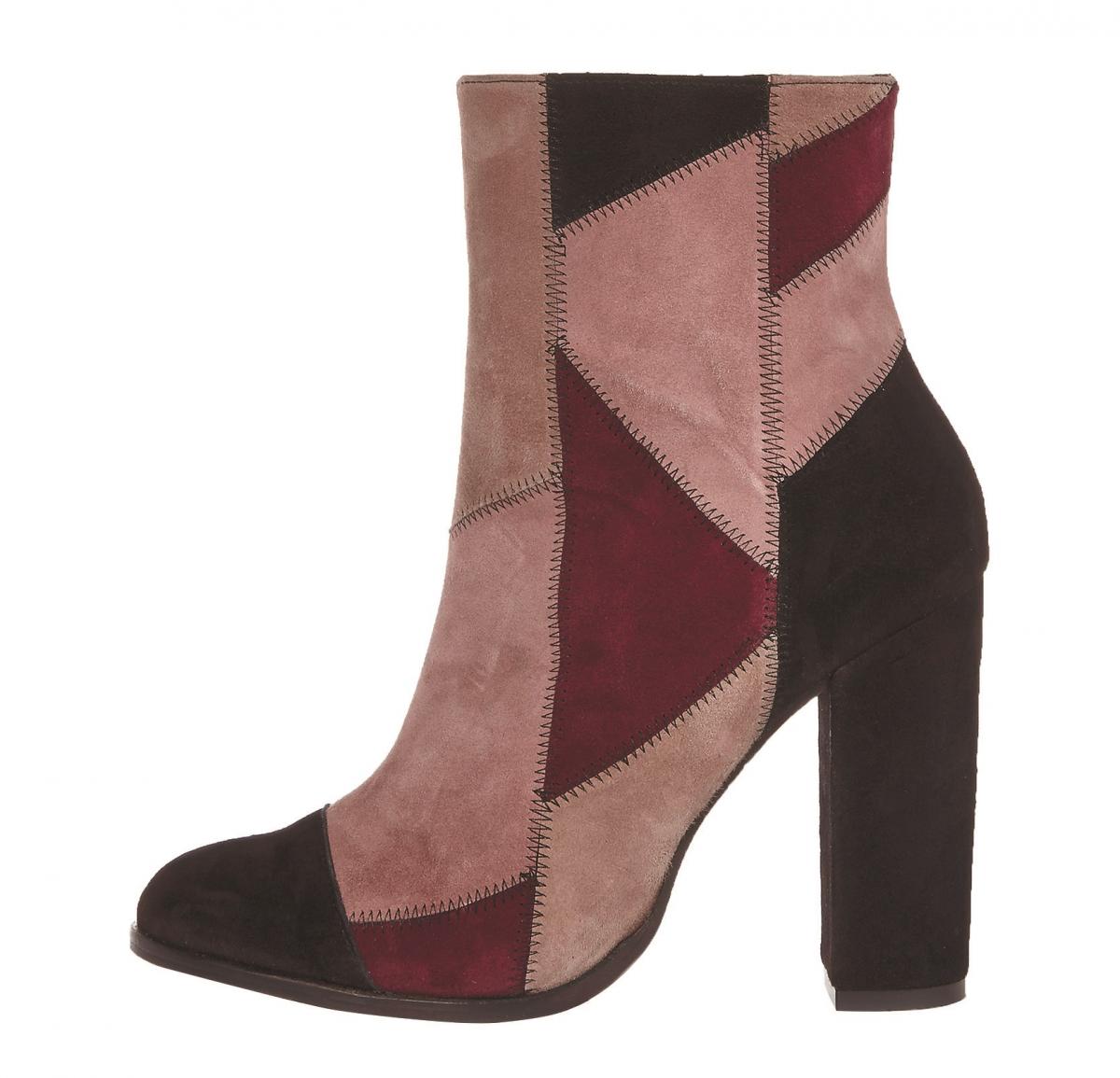 River Island, Suede Patchwork Boots, £90