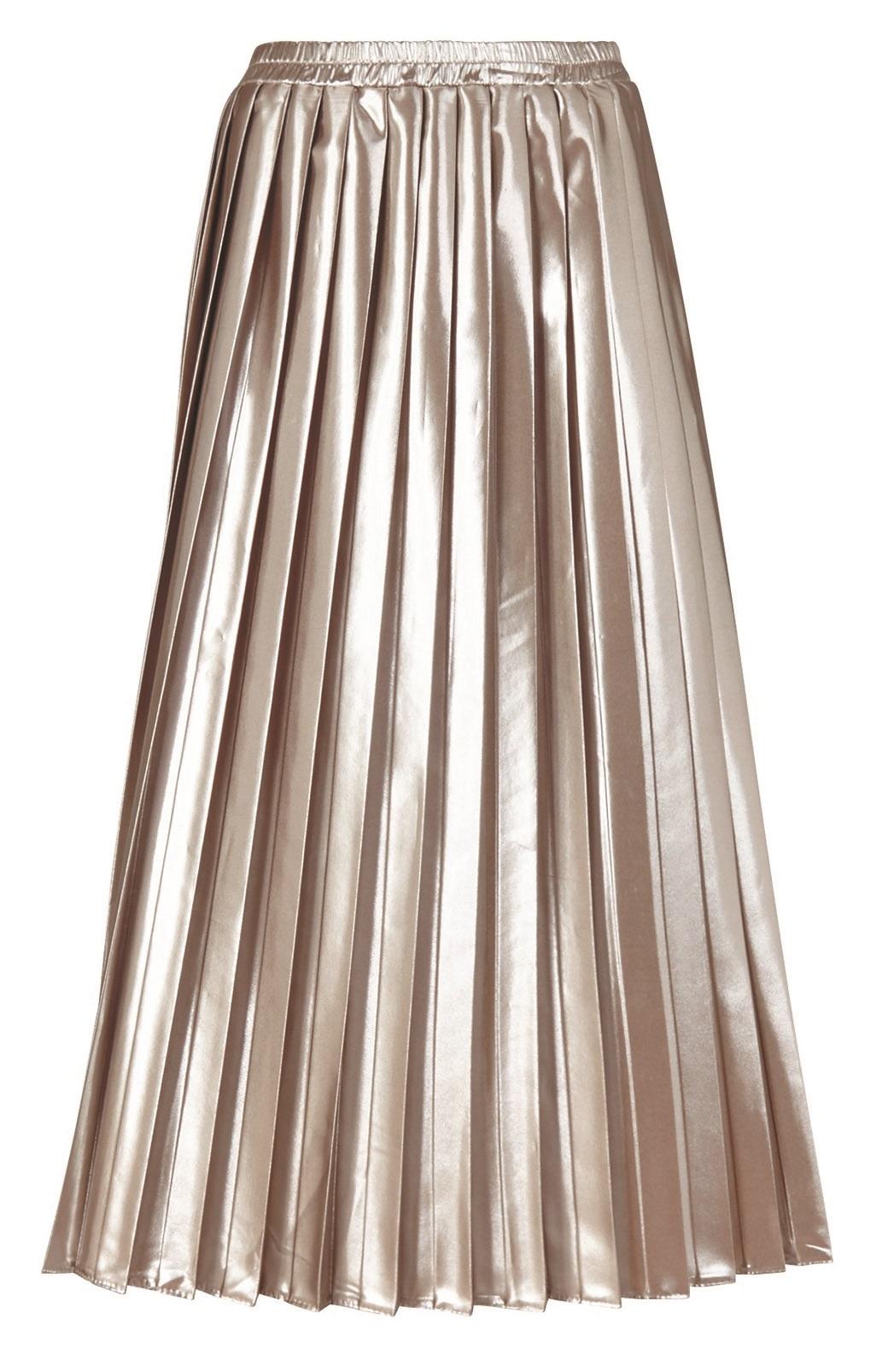 Littlewoods, Metallic Pleated Skirt, £45