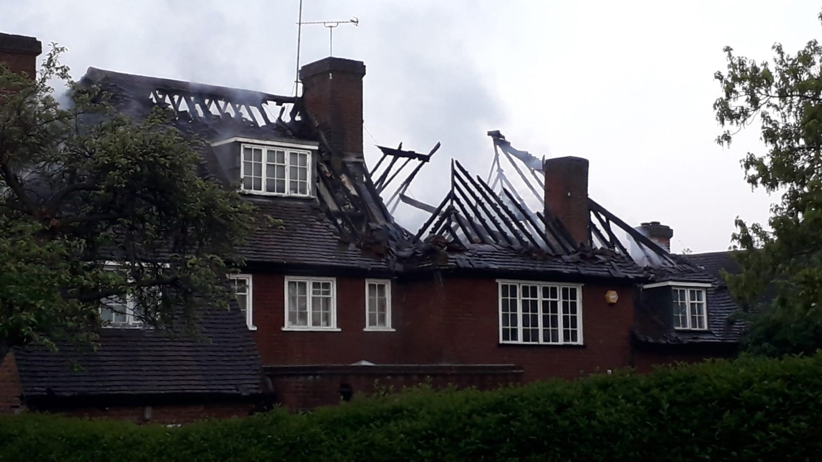 A fire broke out early this morning (Photo: London Fire Brigade)