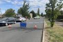 Police cordon in Borehamwood near where the teenager was found injured