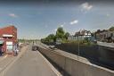 The M1 passing Hendon station. Picture: Google Street View