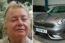Norma Girolami, 70, pictured has not been seen since August 19 2021. Police believe her car, pictured, may be linked to her disappearance. Credit: Met Police