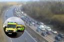 A man has died after an incident on the M1 near Watford.