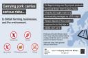 Travellers from Eastern Europe urged to limit pork imports to avoid spread of ASF