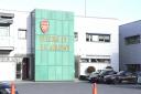 Entrance to Arsenal’s training ground  Picture: UK Coaches