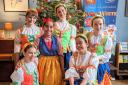 Some of the youngsters in Snow White panto at Harrow arts centre
