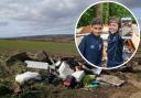 Henry and Raphael tackling fly-tipping