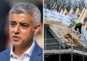 London mayor Sadiq Khan has said a rise in costs, such as building materials, is the reason for a lack of new affordable homes being built in London