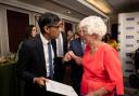 Prime Minister Rishi Sunak presents Rita with Point of Light award