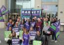 Mental health social workers staged the first of six days of planned strikes on Tuesday