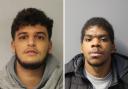 Nizar Msaad (left) Shaquille Allen (right) were jailed at Wood Green Crown Court earlier this month