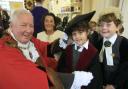 Barnet mayor Brian Schama also visited children at the school earlier this month