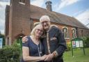 Liz and Richard Wells at Christ Church at Whetstone