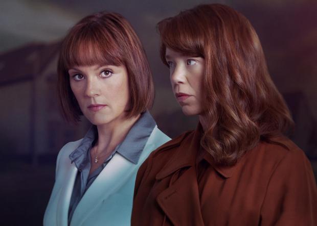 Times Series: ANNA MAXWELL MARTIN as Theresa and RACHAEL STIRLING as Helen. Credit: ITV