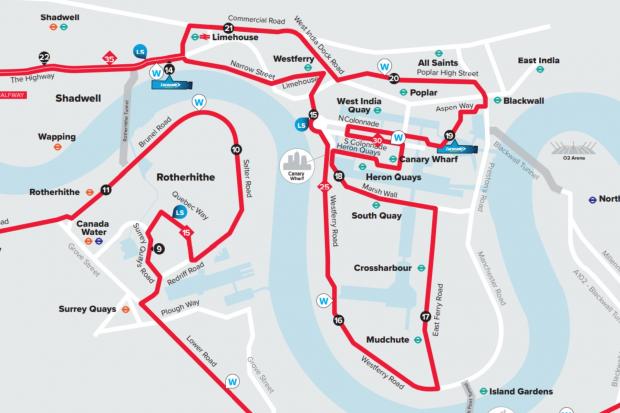 Times Series: Middle section of the London Marathon (London Marathon)